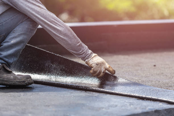 Professional Waterproofing technician working in Midland, VA
